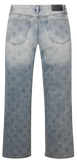 LOST SHDWS Embossed Logo Denim Pant (BLUE)