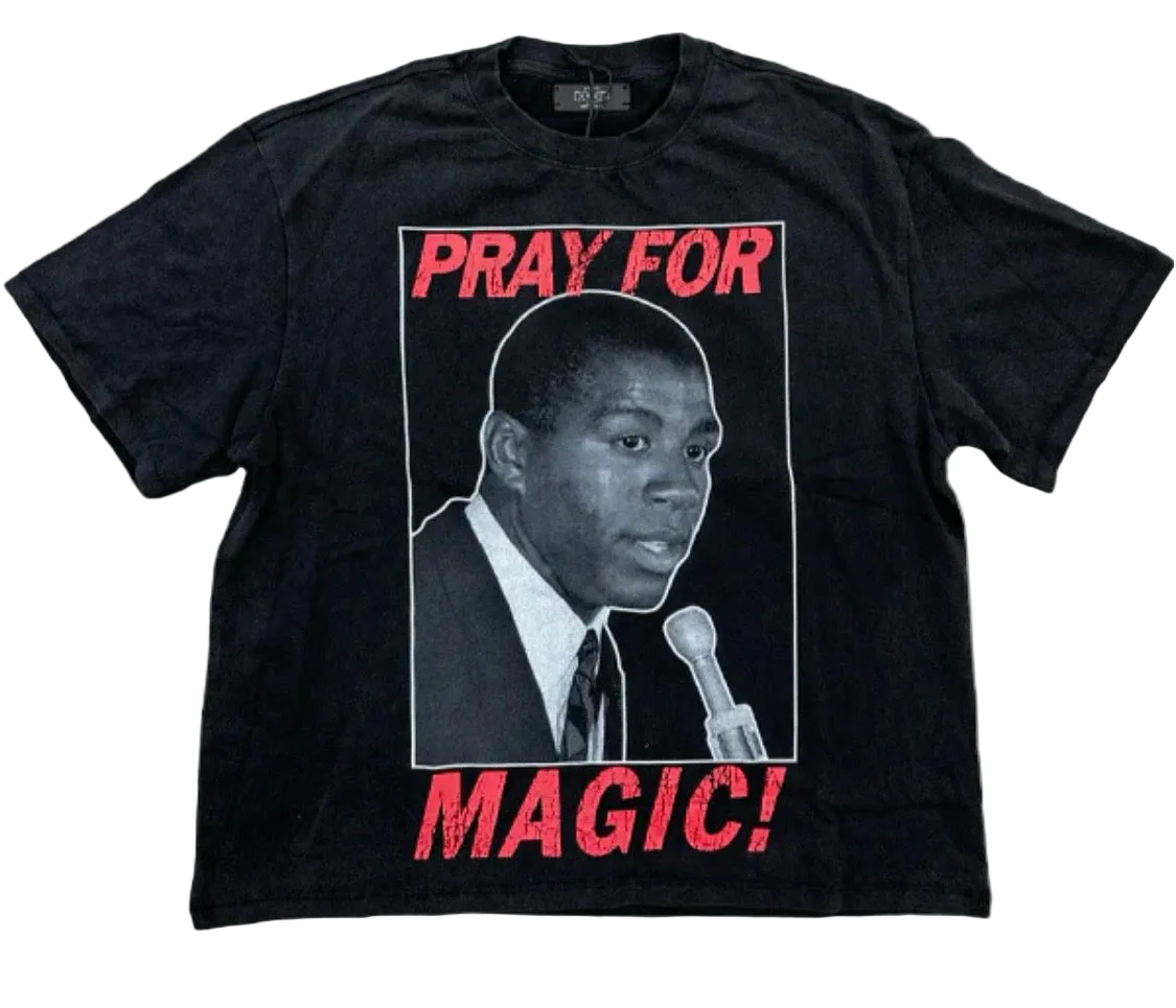 HMDD PRAY FOR MAGIC TEE BLACK