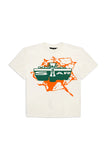 HELLSTAR Jesus T-Shirt White/Orange