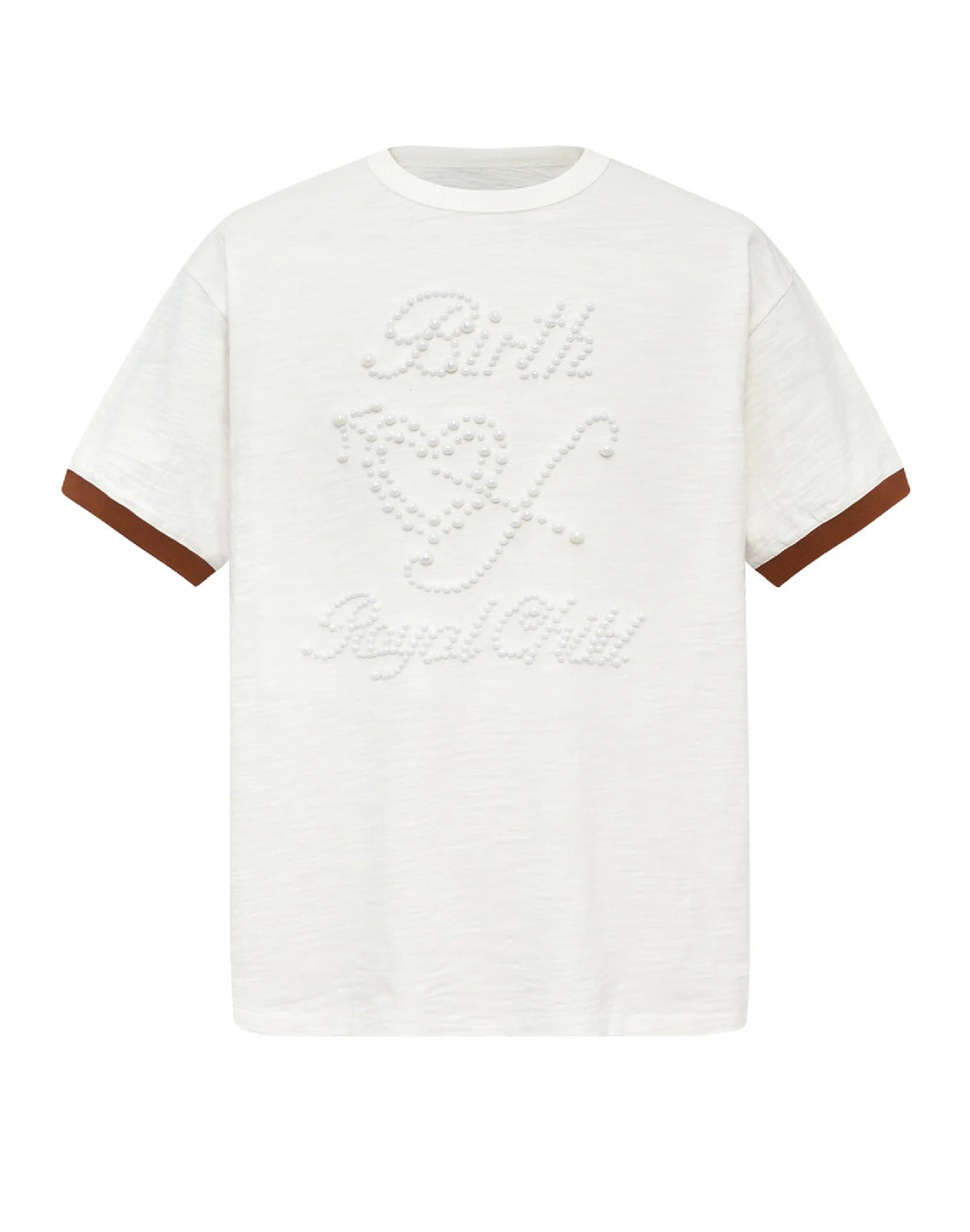Birth Of Royal Child Pearl Patchwork S-S In WHT