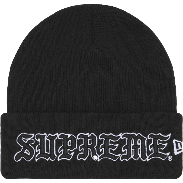 Supreme Old English Beanie Black