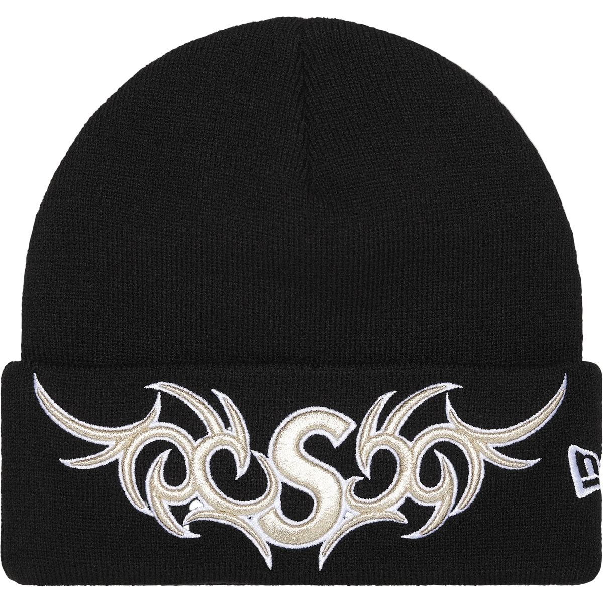Supreme Tribal Logo S Beanie Black