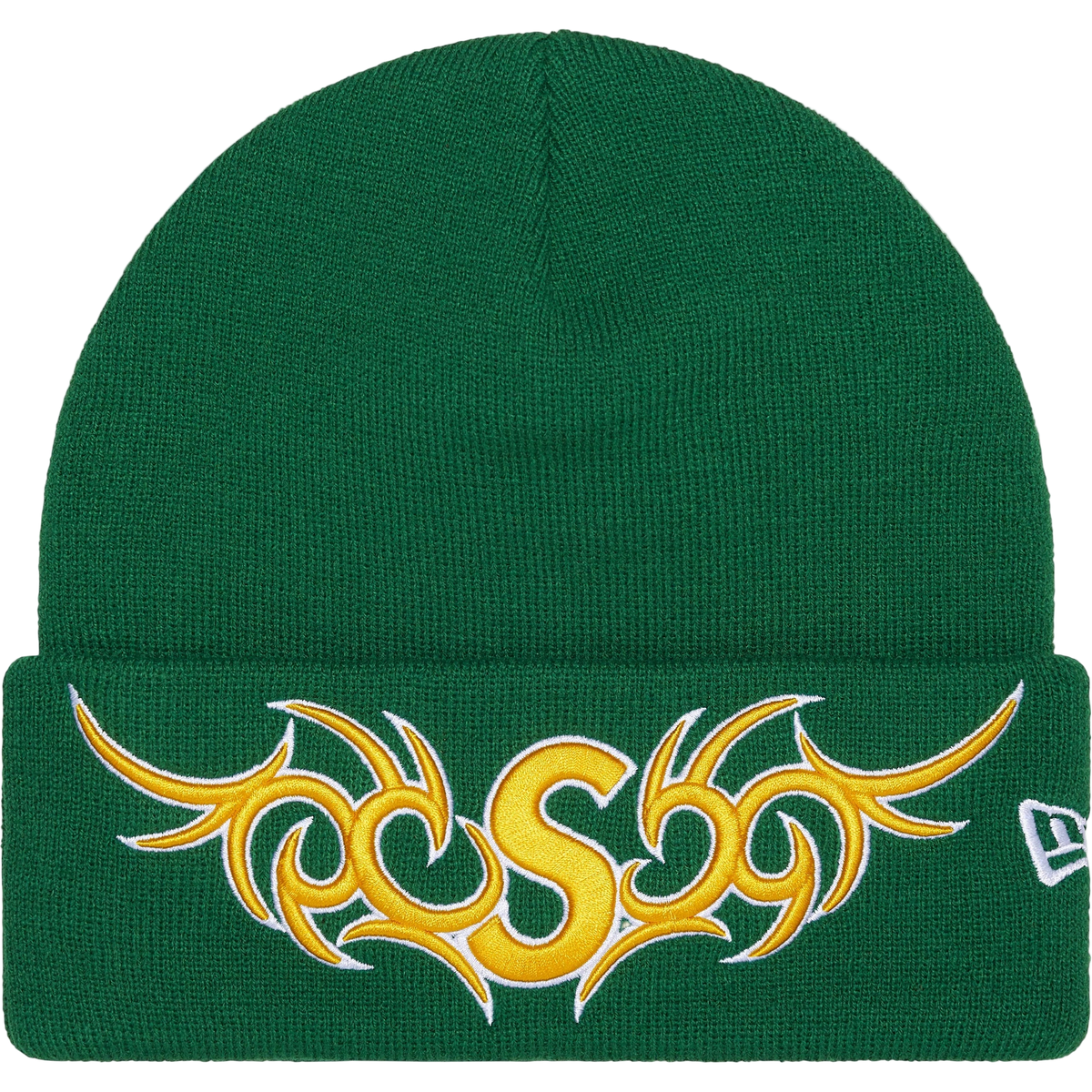 Supreme Tribal Logo S Beanie Green