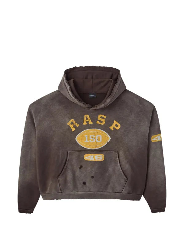 Raspberry Football Hoodie