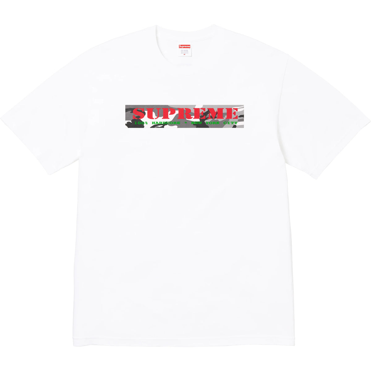 White Supreme hardcore tee