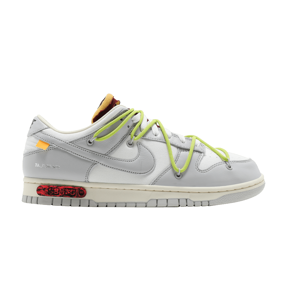 Off-White x Nike Dunk Low 'Lot 08 of 50' USED