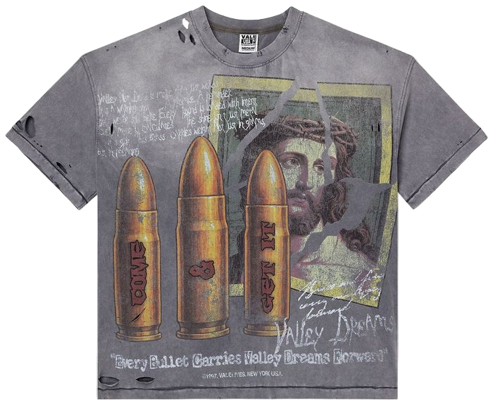 Vale Faith Trashed Tee Shirt