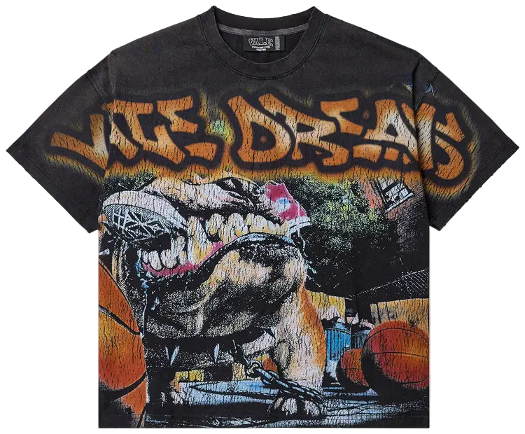 Vale Forever Bulldog Big Tee 'Black/Orange'