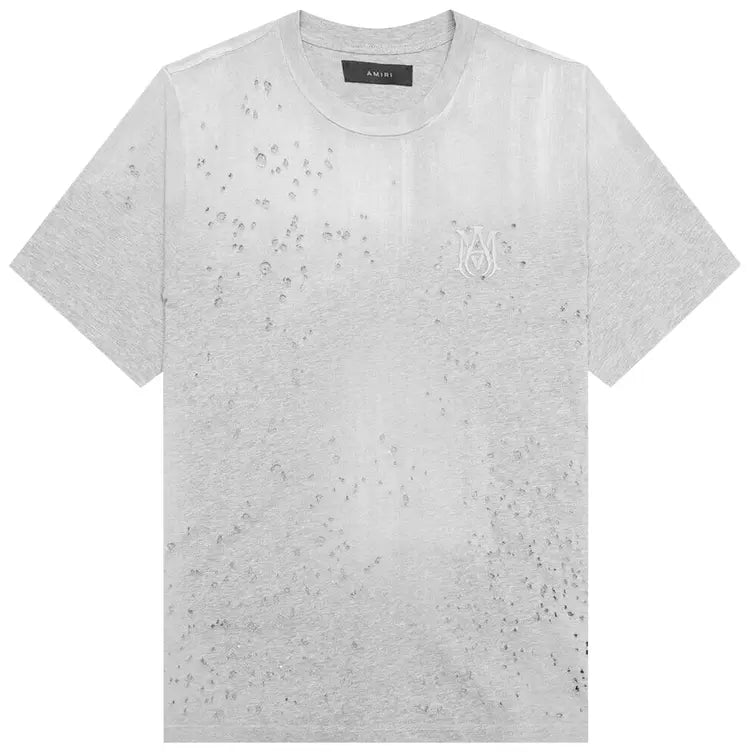 Amiri Shotgun Embroidered Tee White