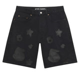 Sp5der Beluga Denim Short Black