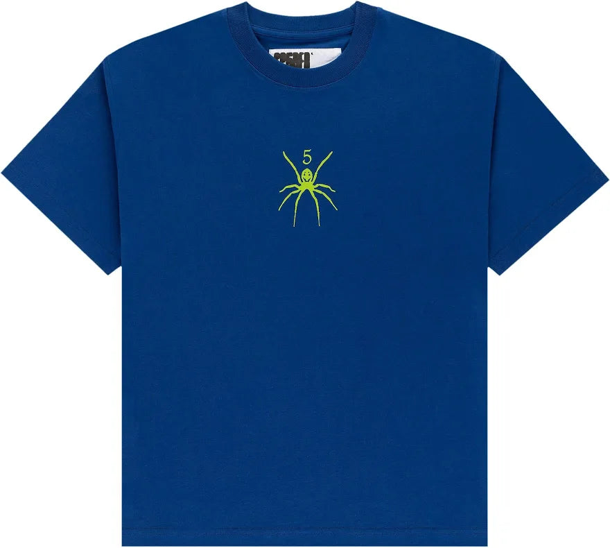 Sp5der Blue TM 5ignature Tee Shirt