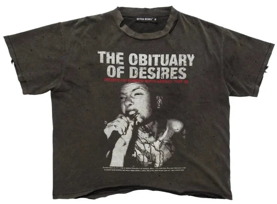 Bottega Desires Obituary Tee