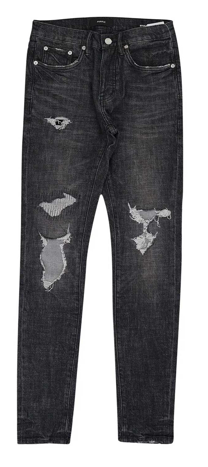 Purple Brand Distressed Grey Wash