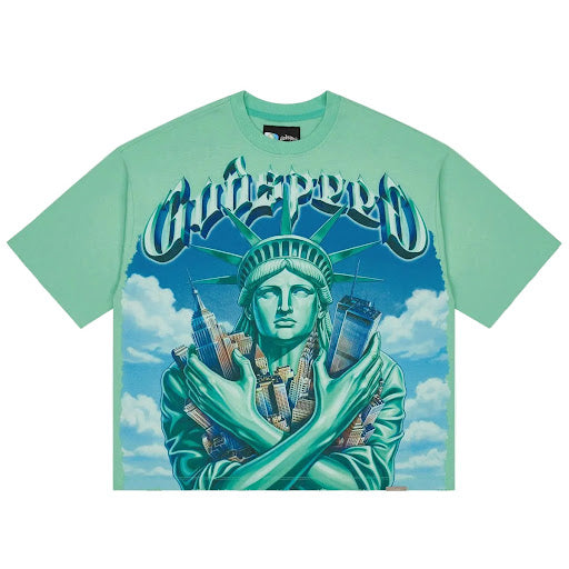 GodSpeed Empire Guardian Tee Aqua