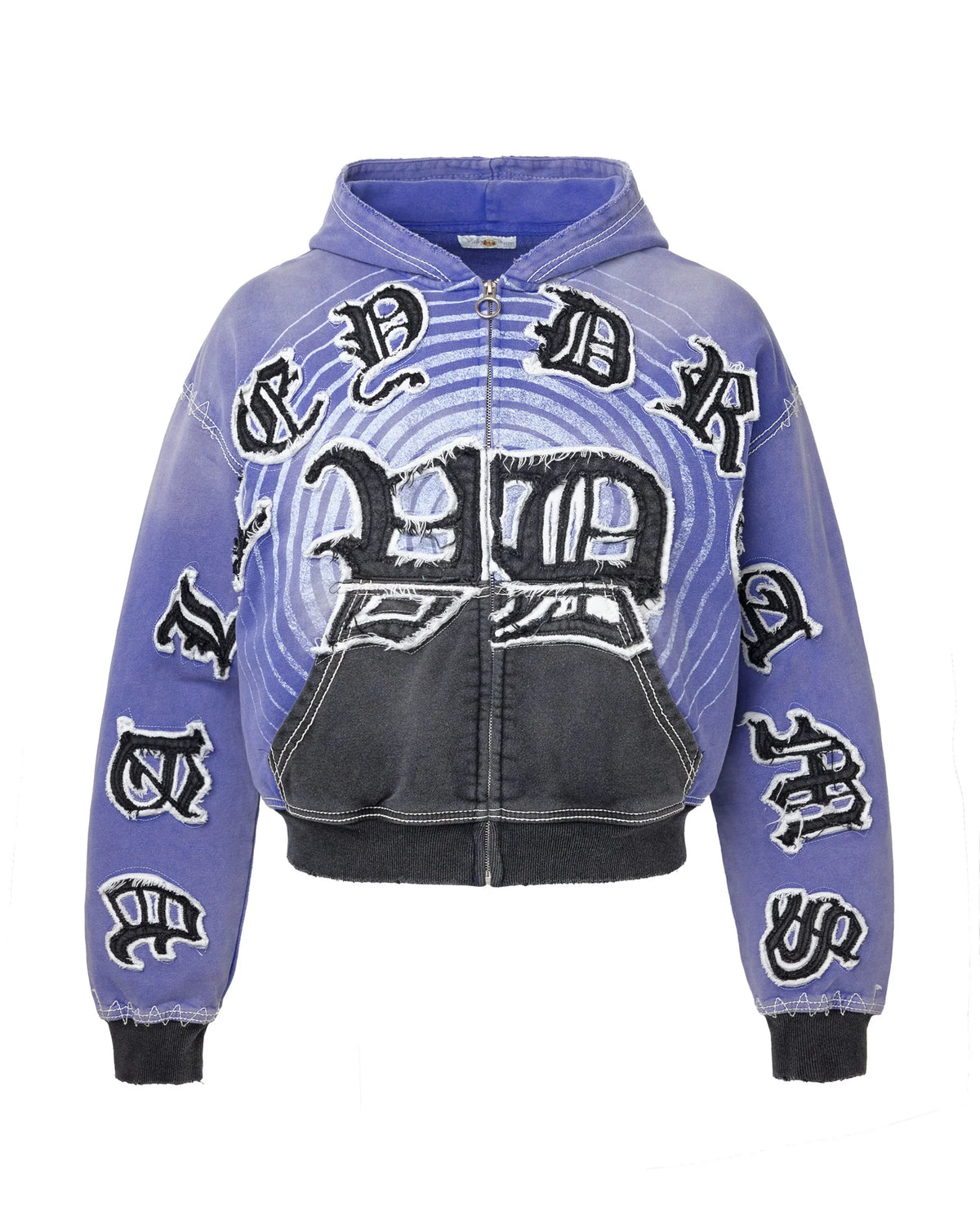 VALE FOREVER BLUE HYPNOTIQ ZIP UP