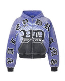 VALE FOREVER BLUE HYPNOTIQ ZIP UP