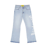 Godspeed OG Logo Flared Jeans Blue