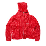 Raspberry Hills Red Crinkle Jacket