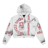 Godspeed Roadster Zip Hoodie Dirty White