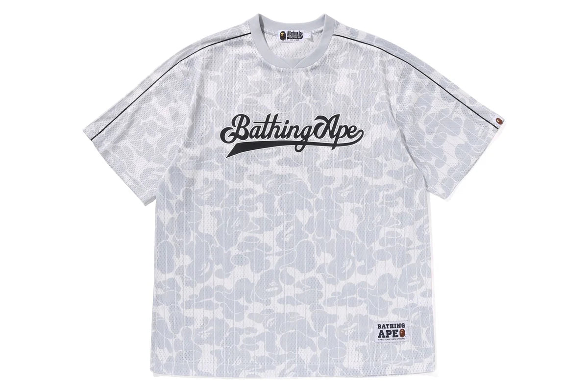 BAPE Grey Camo Baseball Jersey