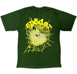 SP5DER OG WEB TEE "GREEN/YELLOW"