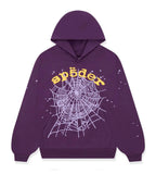 SP5DER STAR OG WEB V2 HOODIE PURPLE