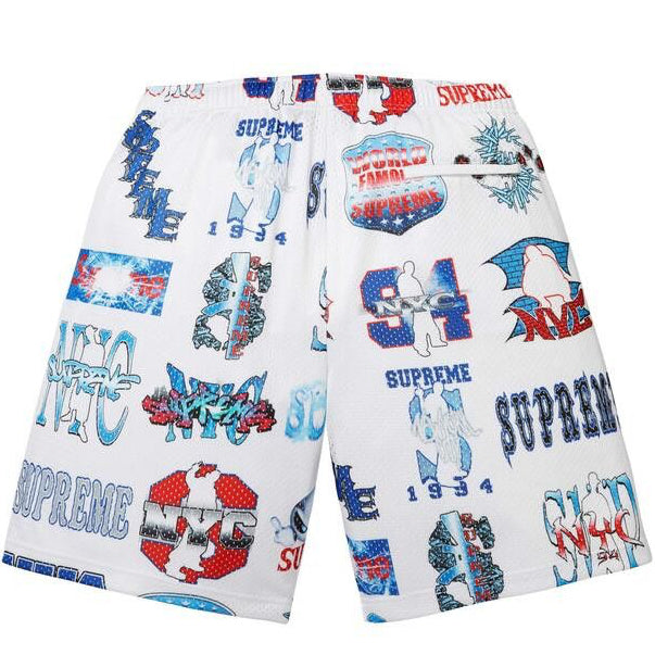 Supreme Flash Mesh Shorts White