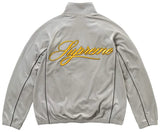 Supreme Velour Mesh Track Jacket Grey
