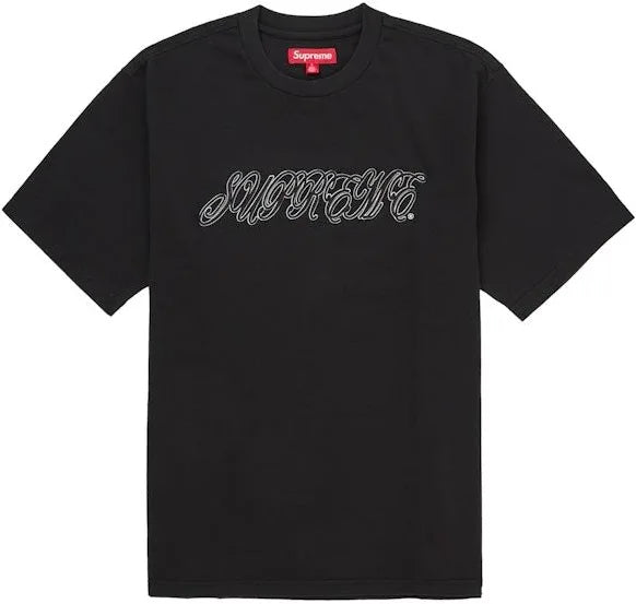 Supreme Raised Script S/S Top Black