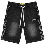 Godspeed Fémur Frayed Denim Shorts (Black)