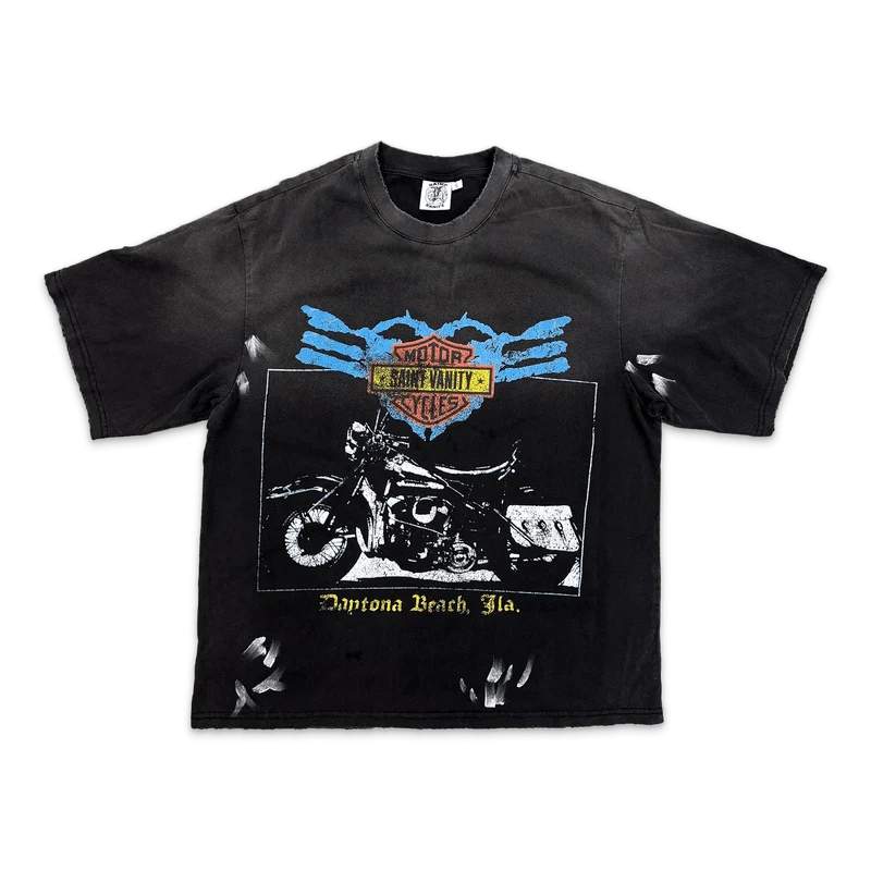 SAINT VANITY BIKE WEEK TEE BLACK