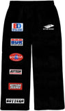 Bottega Desires Black Patches Sweatpants