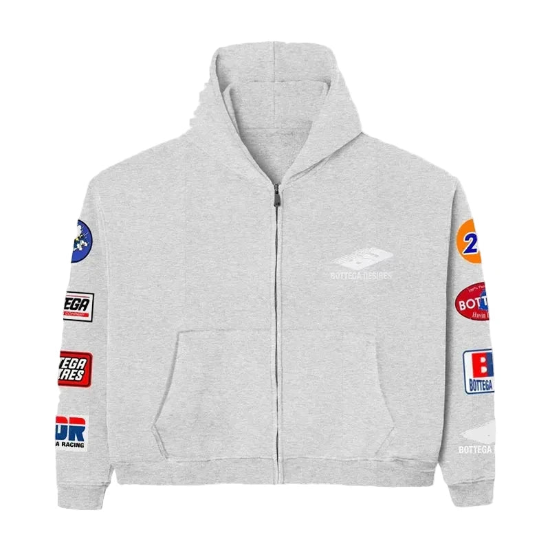 Bottega Desires Gray Patches Jacket