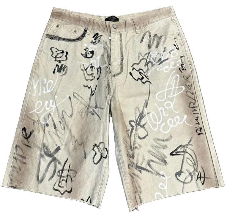 HMDD Banksy Shorts Beige