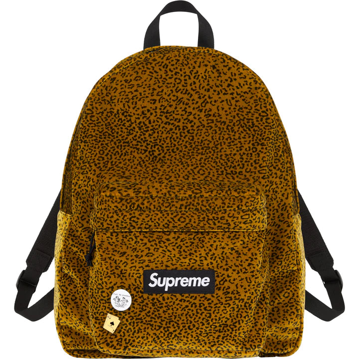 Supreme Tan Leopard Backpack