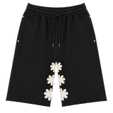 Lost Shadows OG Sun Logo Sweat Shorts Black