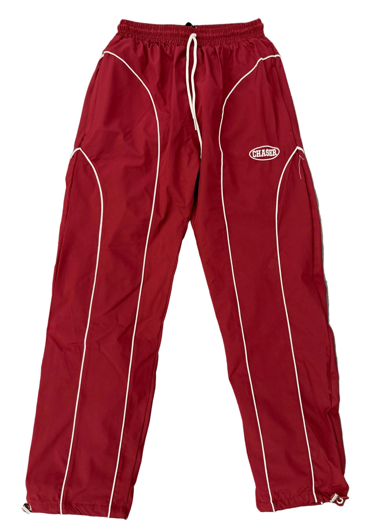 Chaser Windbreaker Burgundy / White Pants