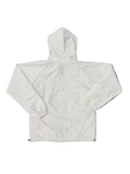 Chaser Windbreaker Removable Hood White / White Zip Up Jacket