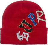 Supreme New Era Arc Beanie Red