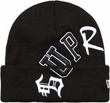 Supreme New Era Arc Beanie Black