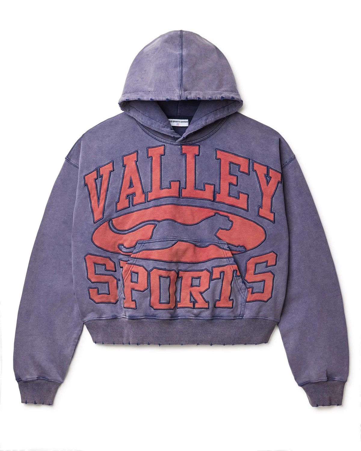 Vale Purple Crest Pullover Hoodie