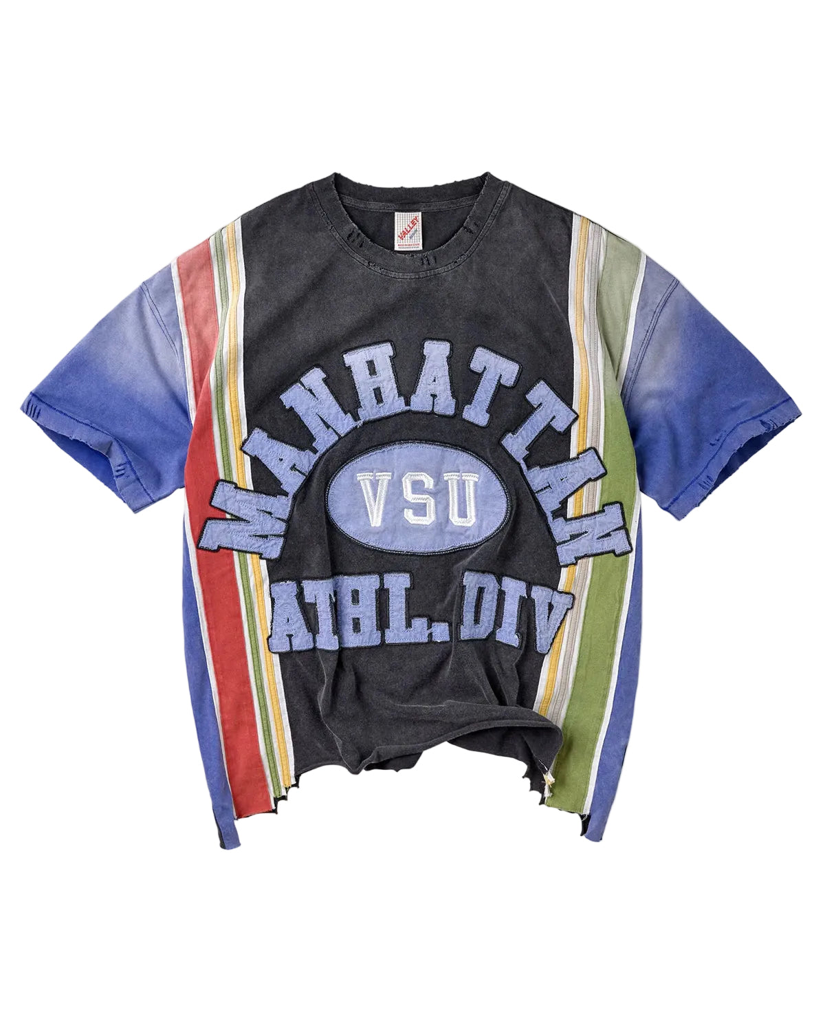 Vale Manhattan Thrashed Tee Shirt Multicolor