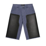 Bottega Desires Double Knee Shorts Blue