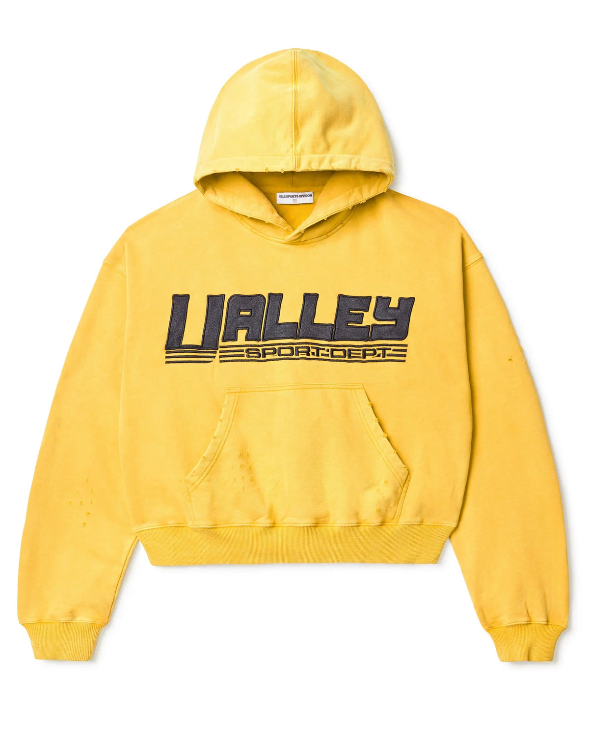 Vale Sports Dept Yellow Pullover Hoodie