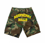 Raspberry Hills Logo Cargo Shorts Camo