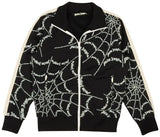 Palm Angels Spider Web Classic Track Jacket 'Black/White'