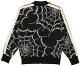 Palm Angels Spider Web Classic Track Jacket 'Black/White'