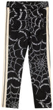 Palm Angels Spider Web Classic Track Pants 'Black/White'
