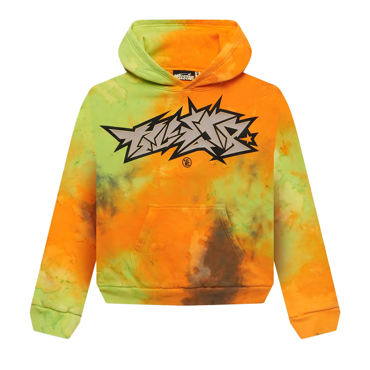 Hellstar Halloween Vomit Sweatshirt Orange Green