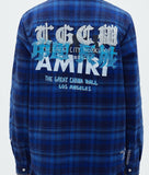 Amiri TGCW EAGLE FLANNEL BLUE